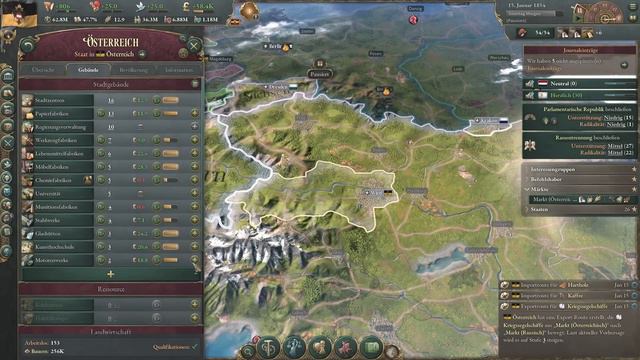 #15: Die Nachkriegsordnung ✦ Let's Play Victoria 3 ✦ Historisches Österreich (Gameplay / Deutsch) смотреть онлайн