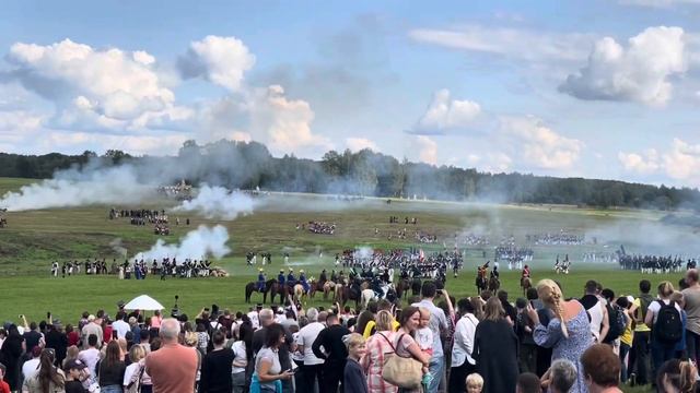 Реконструкция Бородинского сражения. День Бородино. Бородинское сражение.