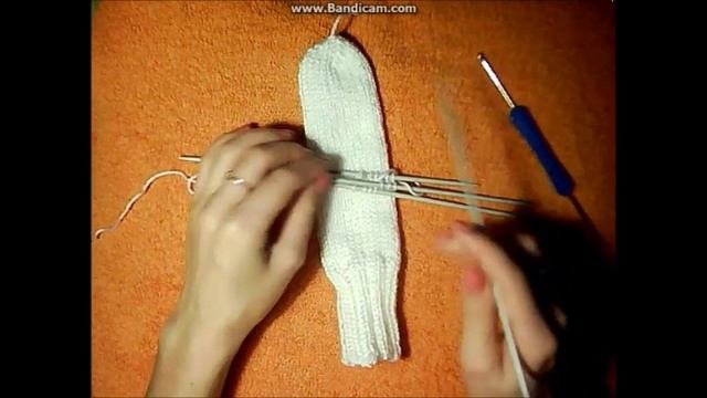 Детские варежки-вязание спицами.Варежки спицами для детей.РУКАВИЦЫ спицами