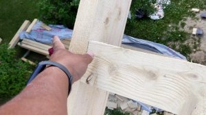 Свес кровли 80 см. Правильное решение