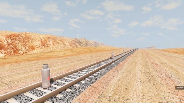 ИГРЫ СО СМЕРТЬЮ! ОСТАНОВИТЬ ПОЕЗД НА ПОЛНОМ ХОДУ | BeamNG.drive смотреть онлайн