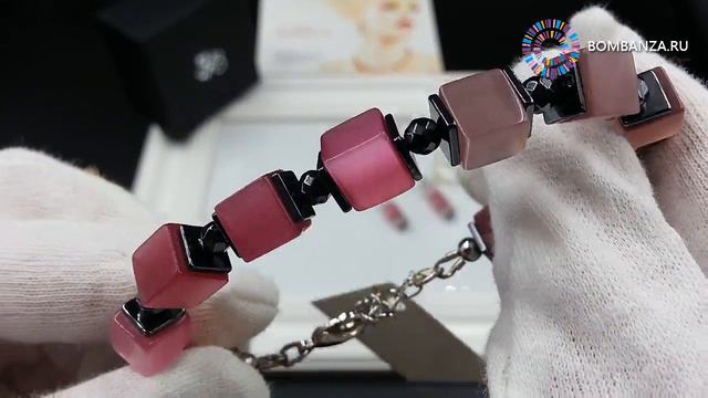 👍 👉 Браслет Stella Bella Джайв, розовый, SB10082BR. Стильная бижутерия из Италии