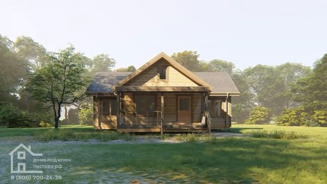 Проект каркасного дома КД-27 смотреть онлайн