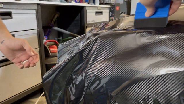 How to Vinyl Wrap Front Fenders | Carbon Fiber смотреть онлайн