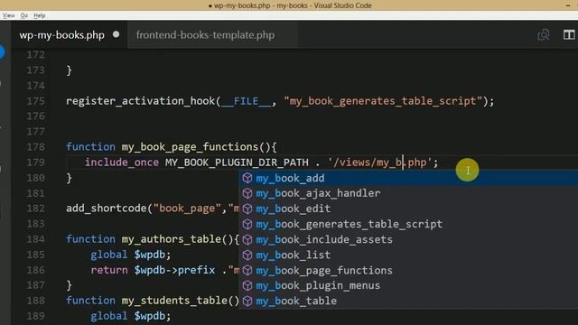 Wordpress Plugin Development tutorial from scratch (Part 39) "page-template" hook | Book list layou