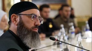 ⚡️⚡️⚡️Глава ЧР Рамзан Кадыров сердечно поприветствовал делегацию