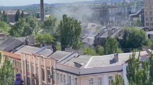 Мощный взрыв прогремел недалеко от администрации главы ДНР Дениса Пушилина