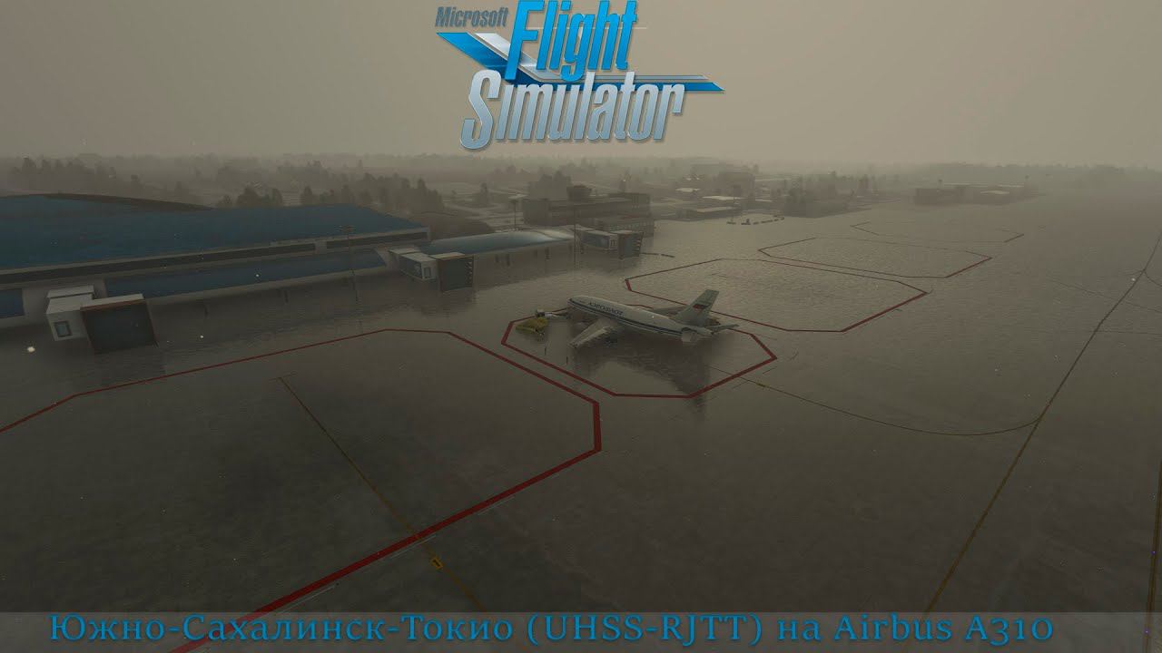 #msfs2020  Microsoft Flight Simulator 2020.Южно-Сахалинск-Токио (UHSS-RJTT) A310