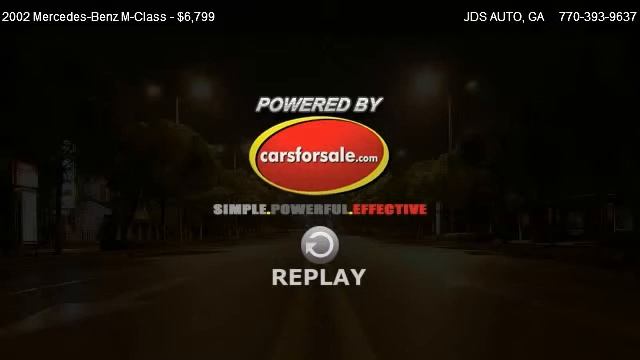 2002 Mercedes-Benz M-Class ML320 - for sale in MARIETTA, GA 30062 смотреть онлайн