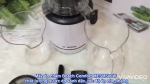 Máy ép chậm Bosch Comfort MESM500W màu trắng - shopcuatui.com.vn