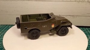 БТР-40 лёгкая доработка 1:43