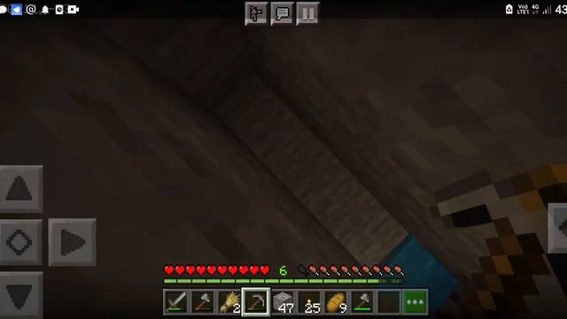 Играю в майнкрафт, часть 2ая;добыл первые алмазы!!! смотреть онлайн