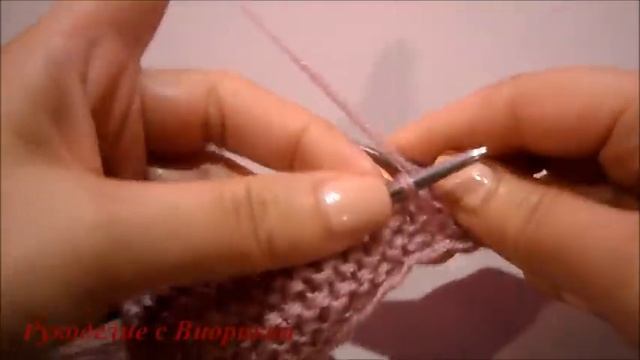 Треугольная шаль бактус с узором Листья.Часть №1