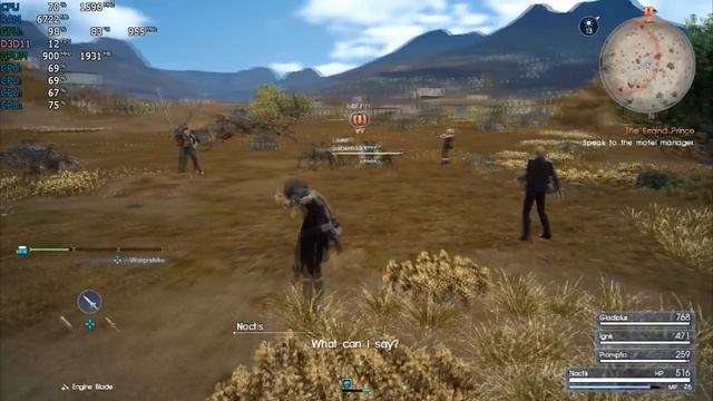 FINAL FANTASY XV / ФИНАЛ ФЕНТЕЗИ 15 на слабом ноутбуке