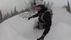 Спуск Костя Сан и Саша Ильин на Jones Mind Expander 22-23