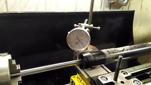 Токарный станок Корвет 402 проверка биения шпинделя