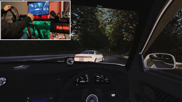 Assetto Corsa - Japan Touge Drift Tandem In VR - [4K] (w 900° Fanatec CSL DD) смотреть онлайн