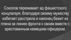 Художественный фильм «Судьба человека» Проект «Великое кино великой Страны»