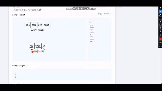 Sparse Arrays | Hacker Rank Solution 2021 | #java #competetiveprogramming #hackerrank смотреть онлайн