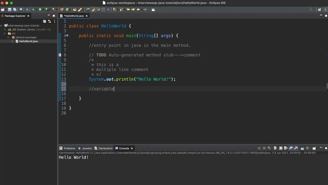 Java Tutorial Complete Series in Hindi | Part-1 Variables and Data Types | Learn Java for beginner?