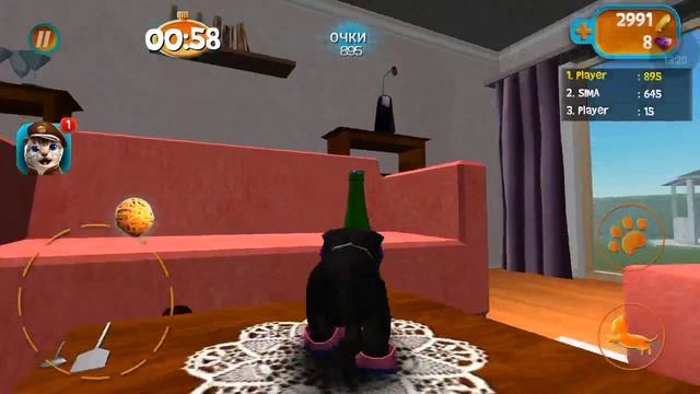 Мультики для детей. Мультик про КОТЁНКА. Про животных для детей. Игра Симулятор маленького КОТИКА #8