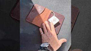 Ежедневник ручной работы из кожи WAX!#shorts