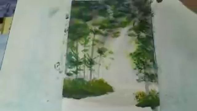 Солнечные Лучи в Парке. АкварельSun Rays in Park- watercolour смотреть онлайн