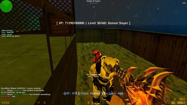 Counter-Strike 1.6 - Zombie Escape Mod - ze_whitemesa - MILF Server смотреть онлайн