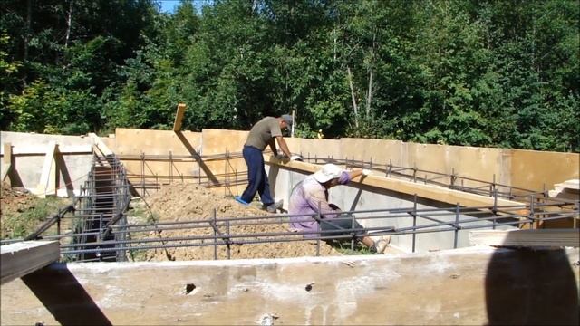 ОПАЛУБКА ленточного фундамента с цокольным помещением