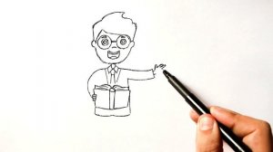 Как нарисовать рисунок ко дню учителя