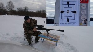 Franchi horizont пристрелка с банкой на 100 и 232 метра.mp4