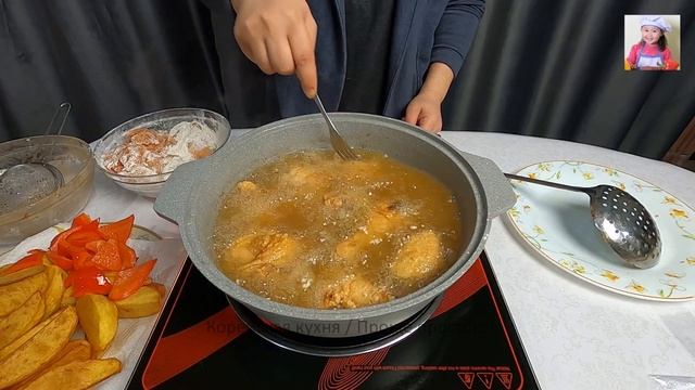 ЖАРЕНАЯ КУРИЦА ПО-КОРЕЙСКИ! ДВОЙНАЯ ОБЖАРКА. КОРЕЙСКАЯ КУХНЯ Проще простого! #39