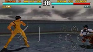 LAW VS LEI🔥 | TEKKEN 3 GAMEPLAY | Android Epsxe emulator | EMULETOR X GAMING