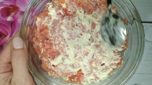 СЛОЕНЫЙ САЛАТ С КЕТОЙ???