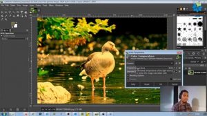 Mengatur warna  dan kecerahan dengan aplikasi GIMP