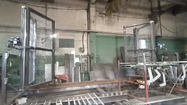 Решетчатые складные ворота