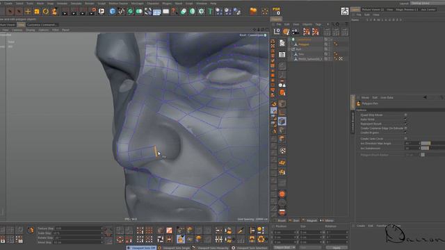 Cinema_4D Ретопология Dairon