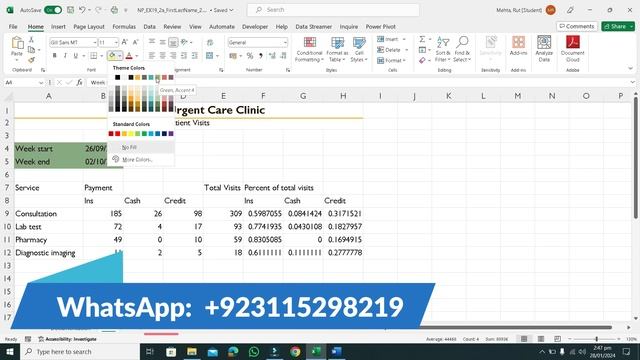 New Perspectives Excel 2019 Module 2: SAM Project 1a | Excel 2019 Module 2: SAM Project 1a