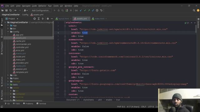 Implementing Css & Javascripts - Object Orientated Programming -  PHP Application Part 11