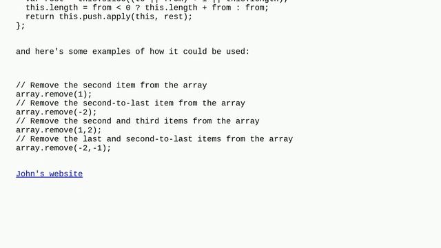 Deleting array elements in JavaScript - delete vs splice