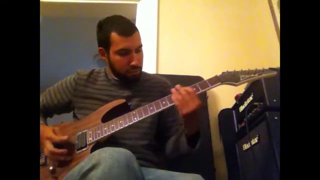 metal riffs in drop c on ibanez rg