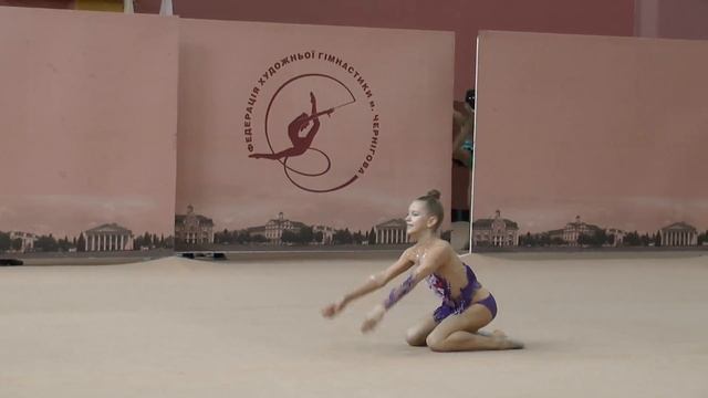 Власенко Валерия (БП) Художественная гимнастика. Чемпионат Черниговской области смотреть онлайн