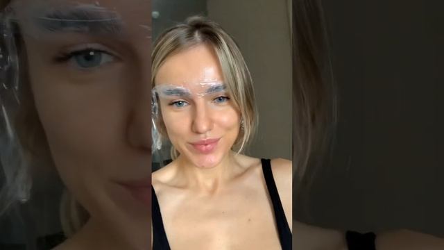 Ламинирование бровей дома? #ламинированиебровей #брови