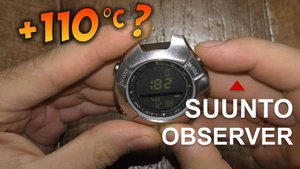 Ремонт часов Suunto Observer. Температура 110 градусов.