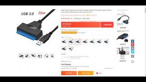 USB SATA ПЕРЕХОДНИК ДЛЯ ЖЕСТКОГО ДИСКА 3.5, 2.0, TYPE-C С ALIEXPRESS, ОБЗОР И РАСПАКОВКА