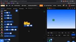 Как сделать Geometry Dash в Scratch? Легко! || Часть 1 || уровень - лёгкий+ || гравитация в 5 минут