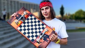 СКЕЙТБОРД ИЗ НАСТОЛЬНЫХ НАРД / СКЕЙТ НАРДЫ