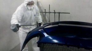 Покраска бампера на Хендай Солярис