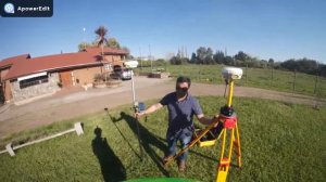 Levantamiento con RTK equipo GNSS Trimble R4