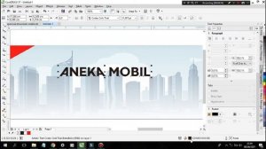 Desain Banner Spanduk Jual Mobil Bekas Dengan CorelDraw X7